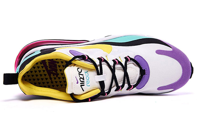 Nike Air Max 270 React White Dynamic Yellow Violet AO4971-101