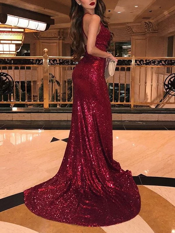 Trumpet mermaid sleeveless sales dress