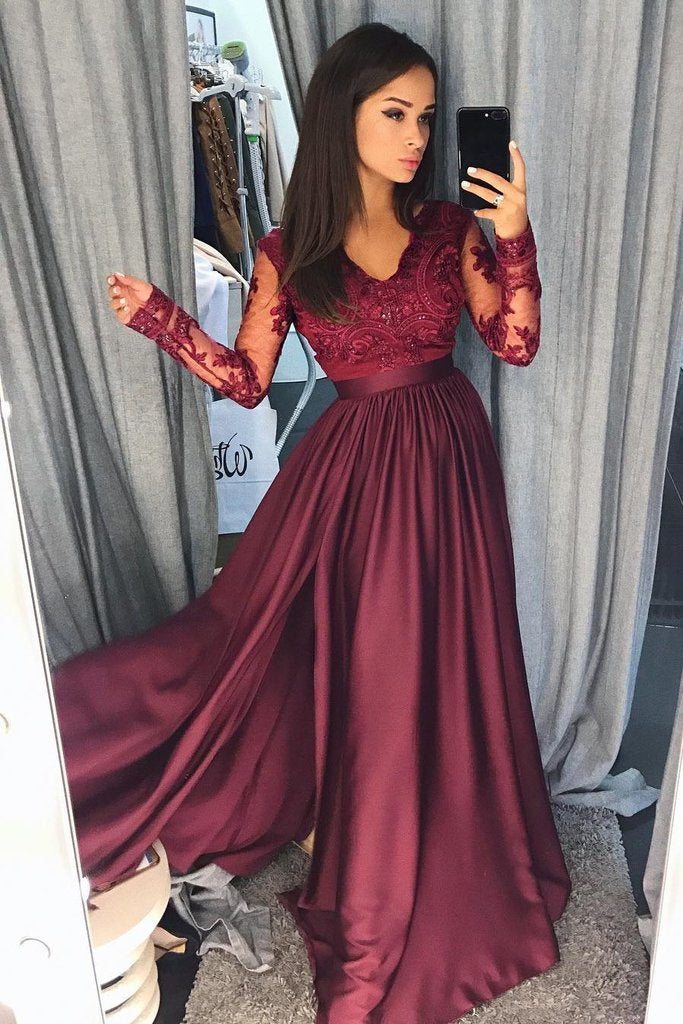 Introduction to Long Sleeve Lace Prom Dresses