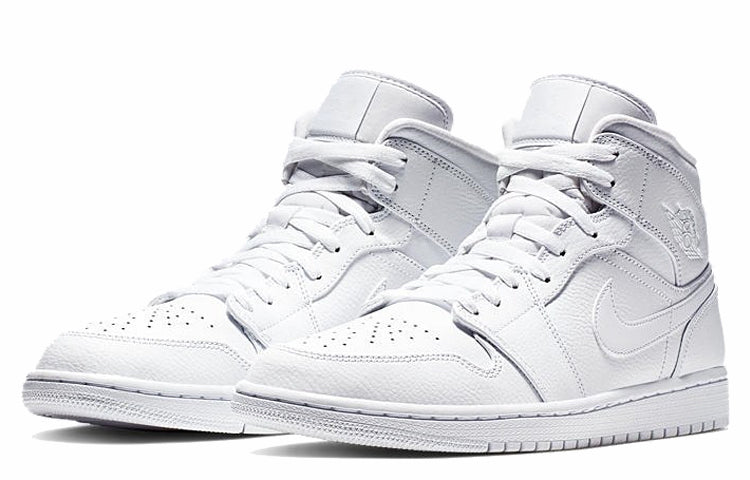 Air Jordan 1 Mid White 554724-129