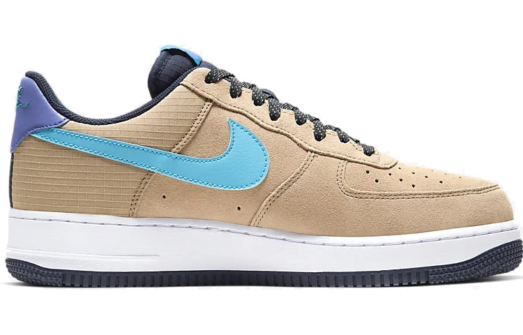 Nike Air Force 1 Low 'Khaki ACG' Khaki/Persian Violet/Bright Teal/Blue Fury CD0887-201