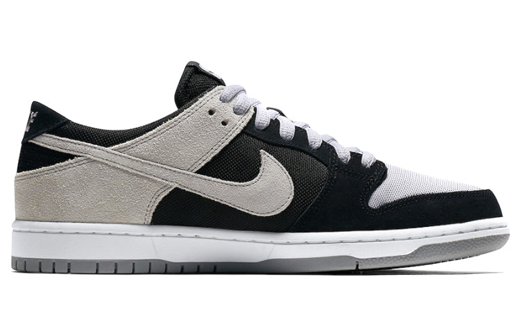 Nike SB Skateboard Zoom Dunk Low PRO Black/WOLF GREY-White-White 854866-001