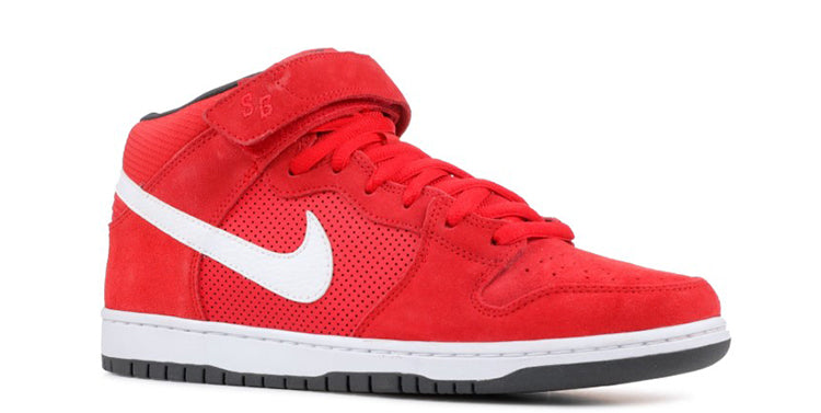 Nike Dunk Mid Pro Sb hyper red/white-anthracite 314383-610
