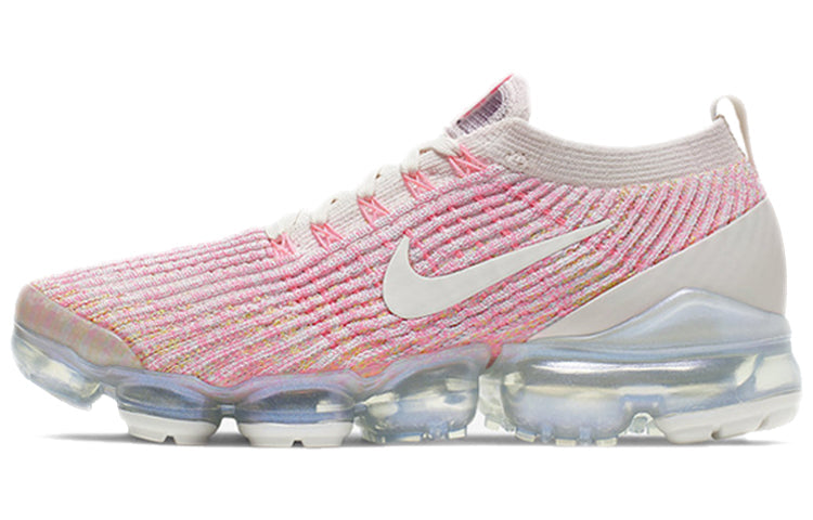 Nike Womens Air VaporMax Flyknit 3 Sunset Pink Sonic Yellow AJ6910-008