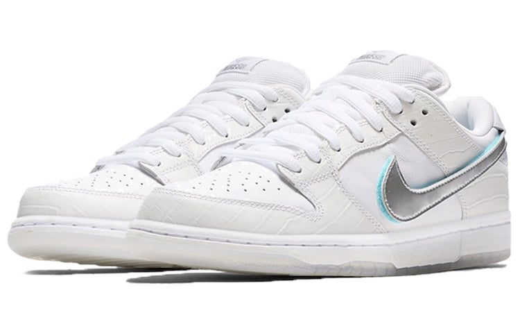 Nike SB Skateboard Dunk Low Pro OG QS Diamond - White BV1310-100