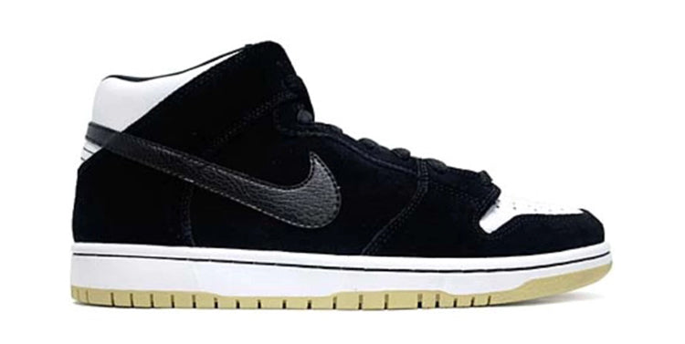 Nike Dunk Mid Pro Sb Black/Black-White 314383-013