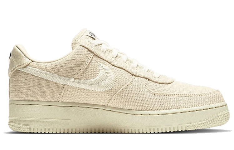 Nike Stussy x Air Force 1 Low 'Fossil' Fossil Stone/Sail/Off White CZ9084-200