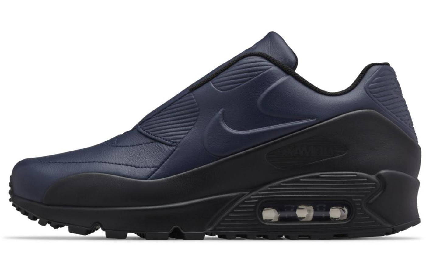 Nike Sacai x Womens WMNS Air Max 90 'Obsidian' Obsidian/Obsidian-Black 804550-440