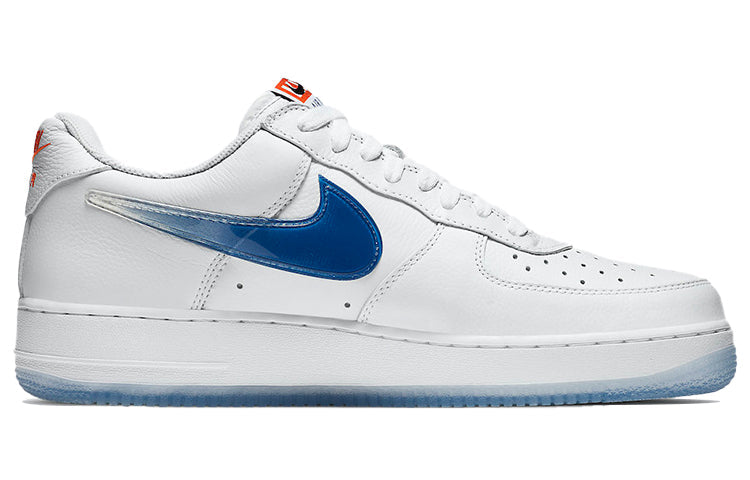 Nike Kith x Air Force 1 Low White/Rush Blue/White/Brilliant Orange CZ7928-100