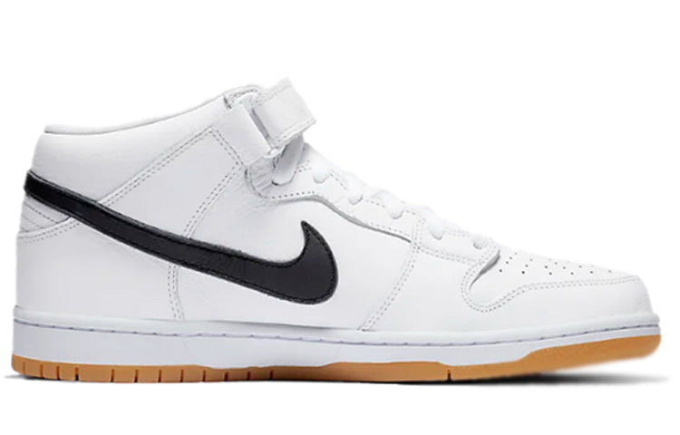 Nike SB Skateboard Dunk Mid Pro ISO Orange Label - White CD6754-100