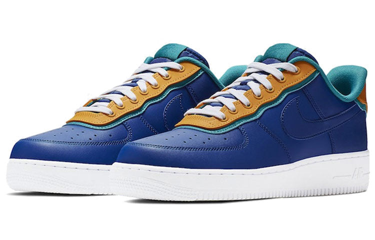 Nike Air Force 1 Low 'Double Layered - Indigo Force' Indigo Force/Canyon Gold-Spirit Teal-Indigo Force AO2439-401