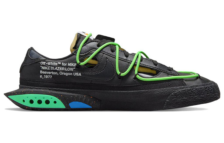 Nike Blazer Low x OFF-WHITE Black Electro Green DH7863-001