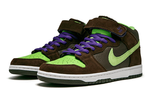 Nike Dunk Mid Pro SB Skateboard 'Donatello' Baroque Brown/ Radiant Green 314383-231