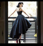Chic Black Prom Dress High Low Prom Dresses Party Evening Dress  PDA433