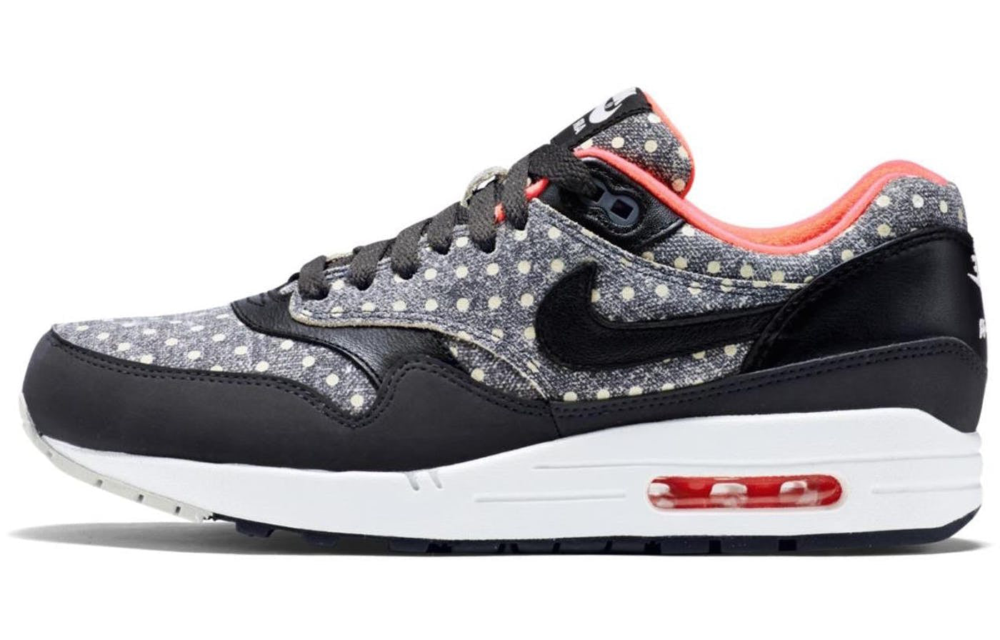 Nike Air Max 1 LTR Leather PRM Grey Polka Dot 705282-002