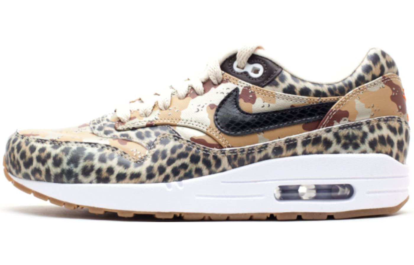 Nike Womens Air Max 1 PRM Desert Camo Leopard 454746-902