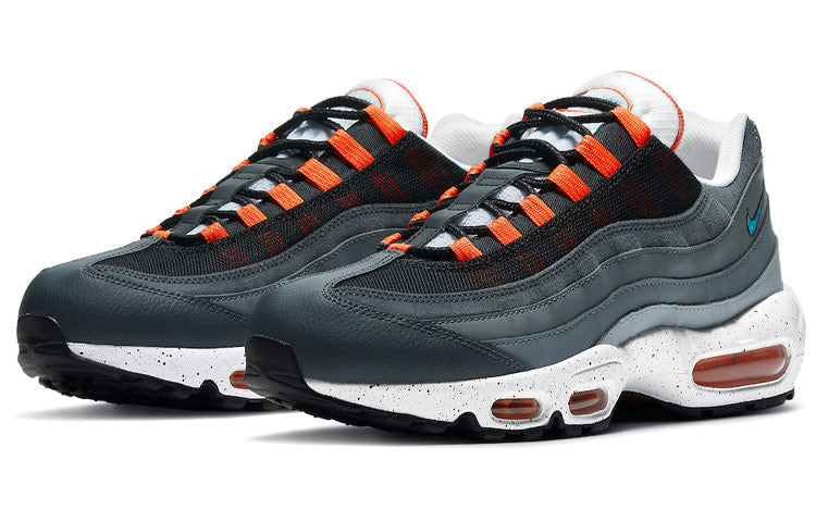Nike Air Max 95 'Black Speckled' Black/Turf Orange/White/Aquamarine CZ0191-001