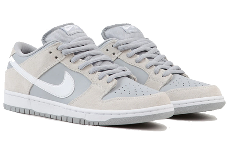 Nike SB Skateboard Zoom Dunk Low PRO WOLF GREY/SUMMIT White-CLEAR 854866-011