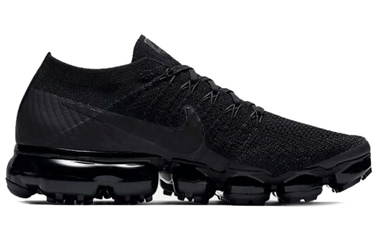 Nike Womens Air Vapormax Flyknit Triple Black 2.0 849557-011