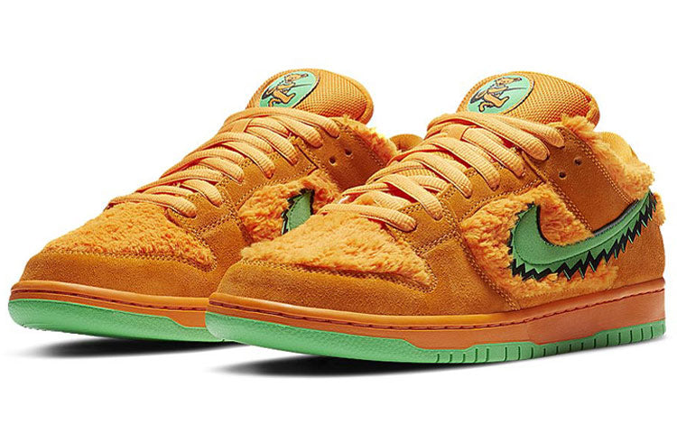 Nike SB Skateboard Dunk Low Grateful Dead Bears - Orange CJ5378-800