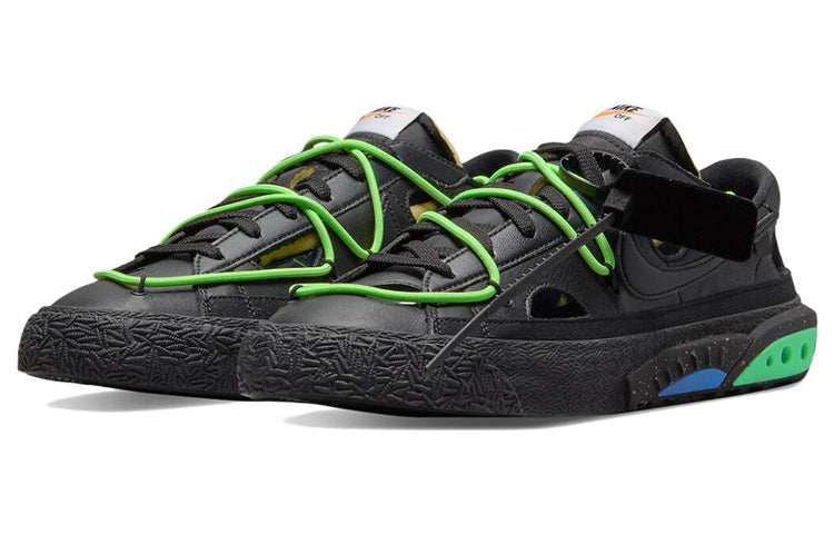 Nike Blazer Low x OFF-WHITE Black Electro Green DH7863-001