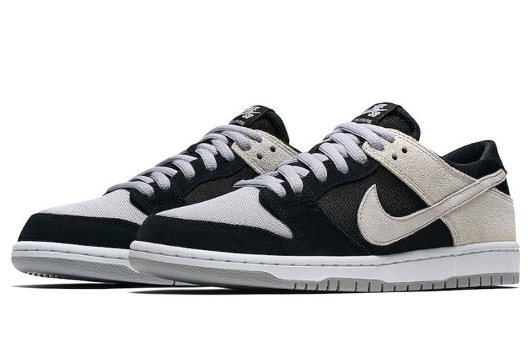 Nike SB Skateboard Zoom Dunk Low PRO Black/WOLF GREY-White-White 854866-001