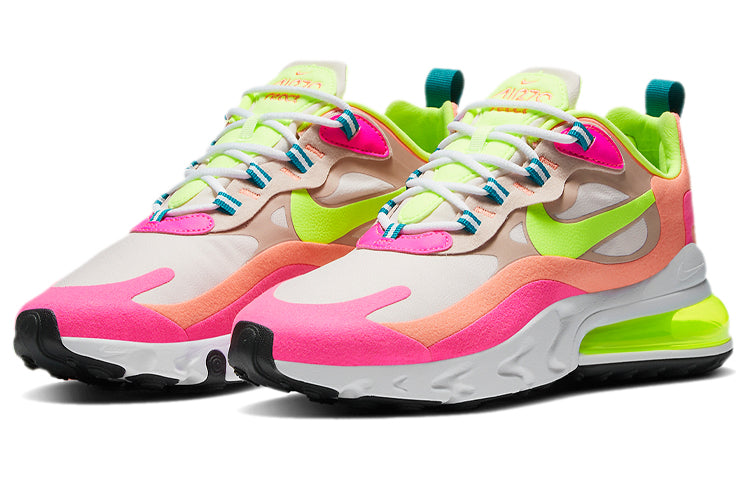 Nike Air Max 270 React 'Pink Volt' Pink/Volt/Sail DC1863-600