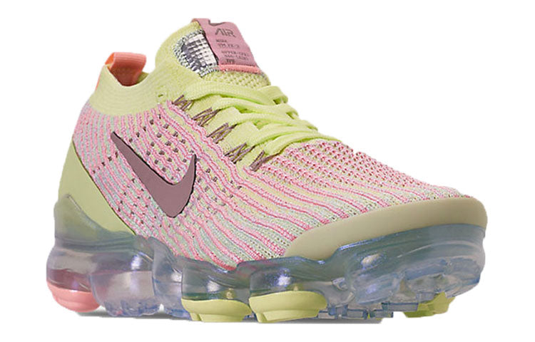 Nike Womens Air VaporMax Flyknit 3 Barely Volt Pink Tint AJ6910-700