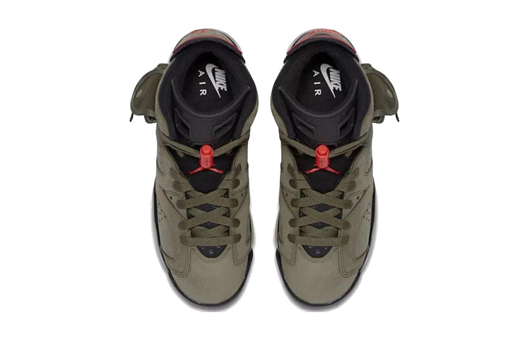 Air Jordan 6 Retro SP GS Travis Scott - Medium Olive CN1085-200