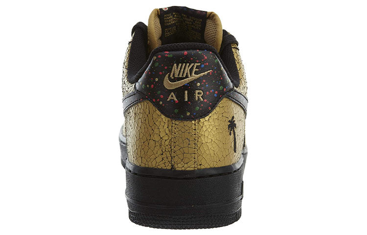 Nike Air Force 1 Low 'Caribana Festival' Metallic Gold/Black-Black-Red Orbit AV3219-700