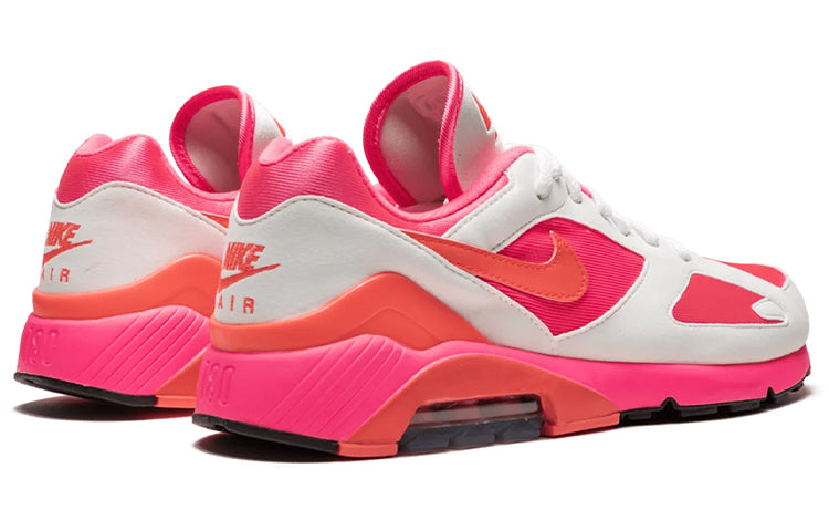 Nike Comme des Garcons x Air Max 180 White Pink Laser Pink/Solar Red-White AO4641-600