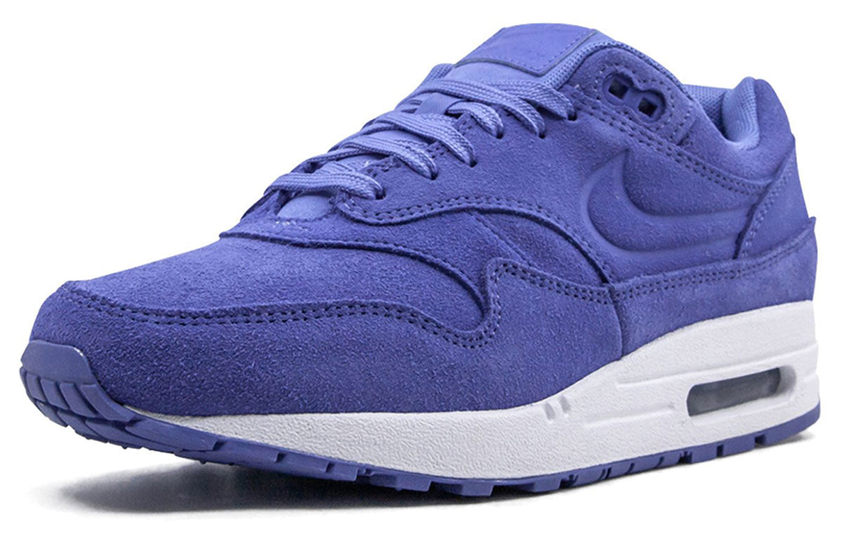 Nike Womens Air Max 1 Premium 'Purple Suede' Sapphire/Royal Pulse/White/Sapphire 454746-502