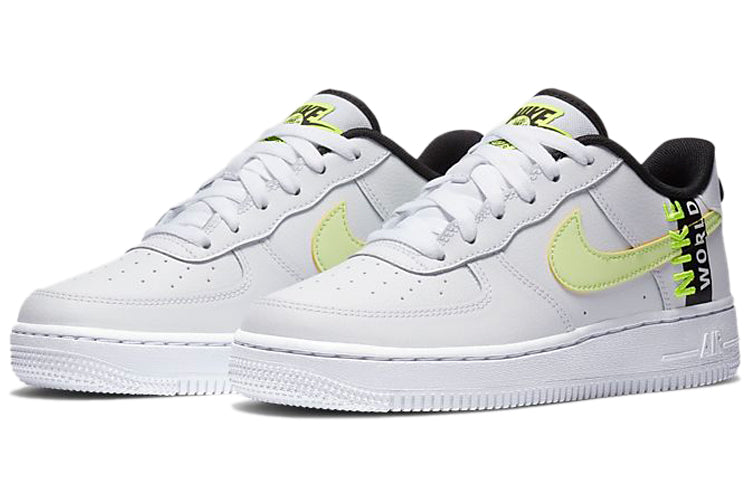 Nike Air Force 1 Low GS Worldwide Pack - White Barely Volt CN8536-100