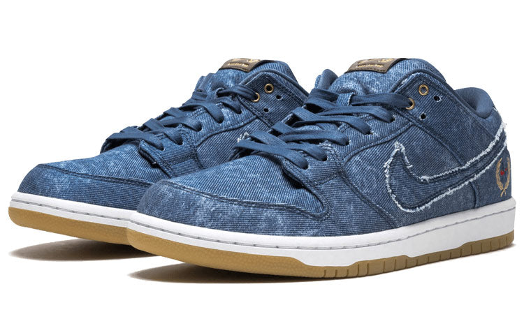 Nike SB Skateboard Dunk Low TRD QS Denim - Utility Blue 883232-441