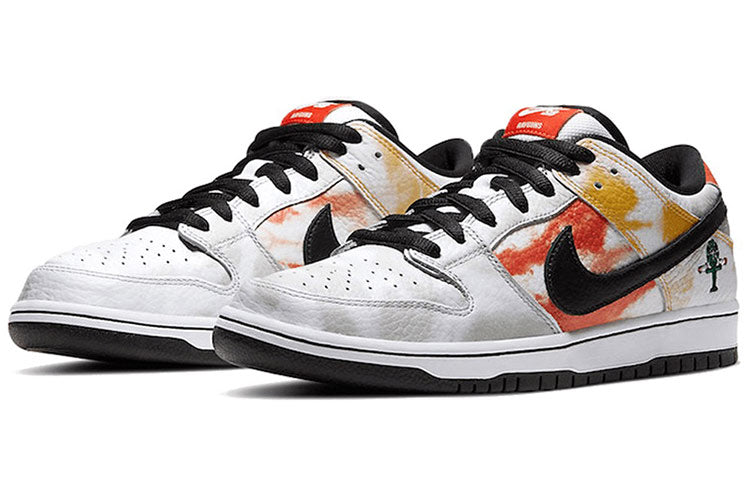 Nike SB Skateboard Dunk Low Pro QS Raygun Tie-Dye - White BQ6832-101