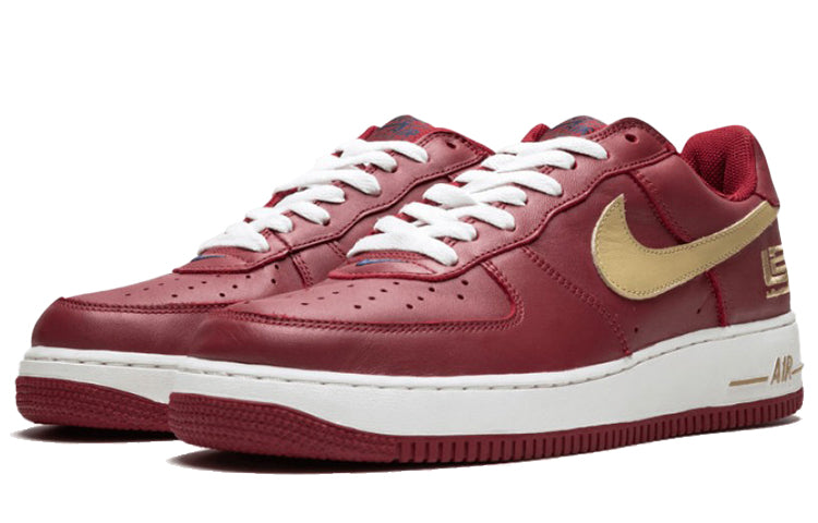 Nike Air Force 1 Low 'LeBron James' Varsity Crimson/Jersey Gold-Coll Navy 306353-671
