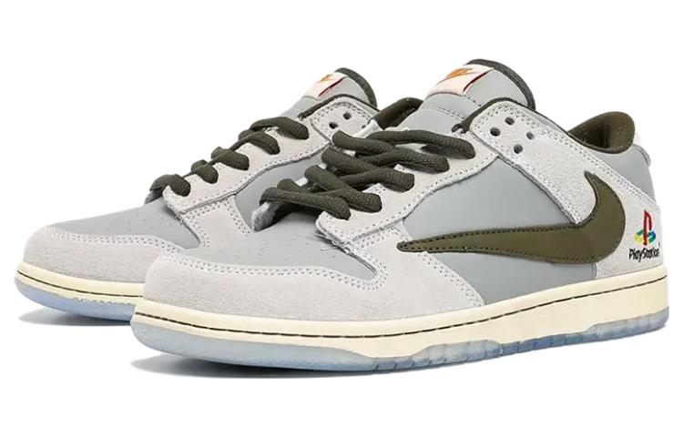 Nike x Travis Scott x PlayStation Dunk Low ‘Grey White