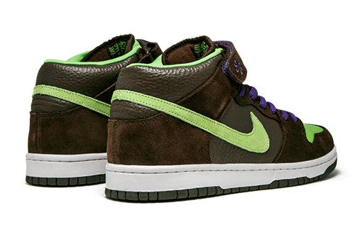 Nike Dunk Mid Pro SB Skateboard 'Donatello' Baroque Brown/ Radiant Green 314383-231