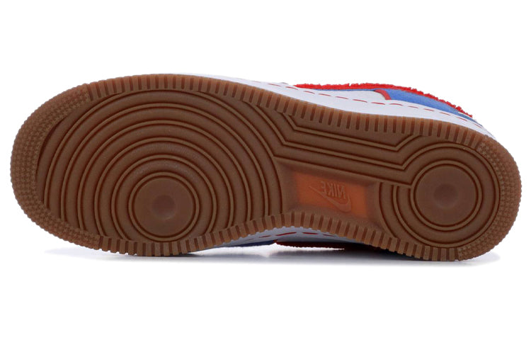 Nike Air Force 1 Low Supreme I/O 'Bronx' Vibrant Blue/ Challenge Red-Wht 318931-400