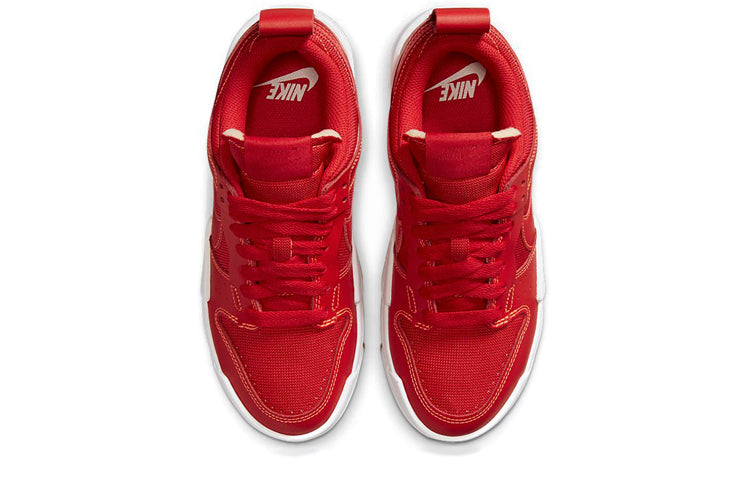Nike Womens WMNS Dunk Low Disrupt 'Red Gum' Summit White/Gym Red CK6654-600