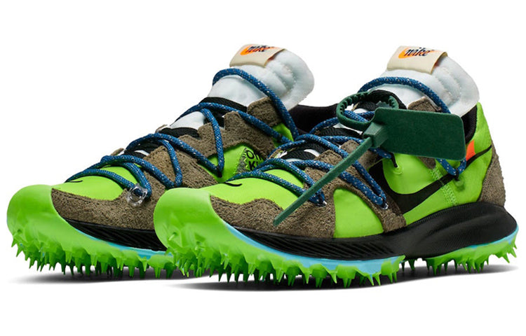 Nike Womens WMNS Zoom Terra Kiger 5 OW Off-White - Electric Green CD8179-300