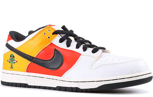 Nike Dunk Low Pro SB Skateboard 'Raygun' Orange Flash/Black-White 304292-802