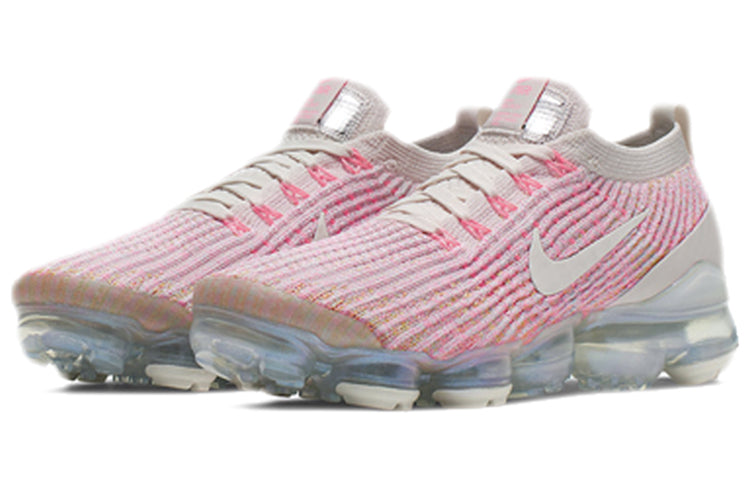 Nike Womens Air VaporMax Flyknit 3 Sunset Pink Sonic Yellow AJ6910-008