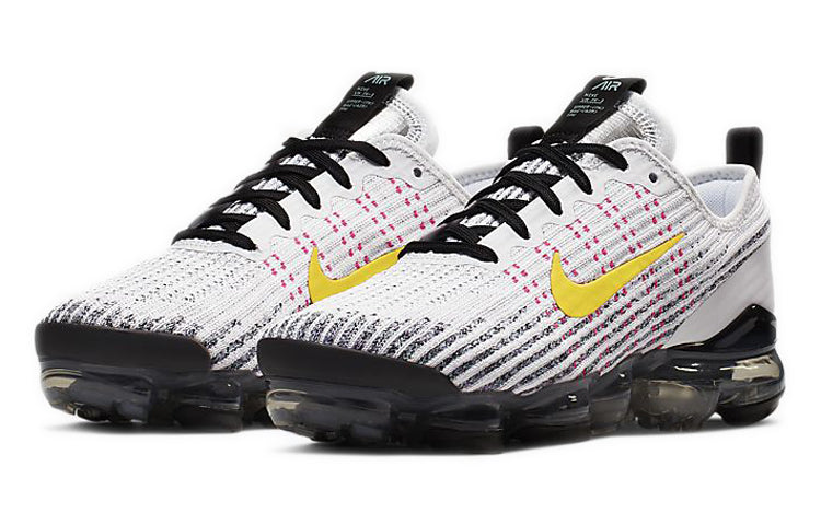 Nike Air VaporMax Flyknit 3 GS 'White Dynamic Yellow' White/Dynamic Yellow/Hyper Turquoise BQ5238-102
