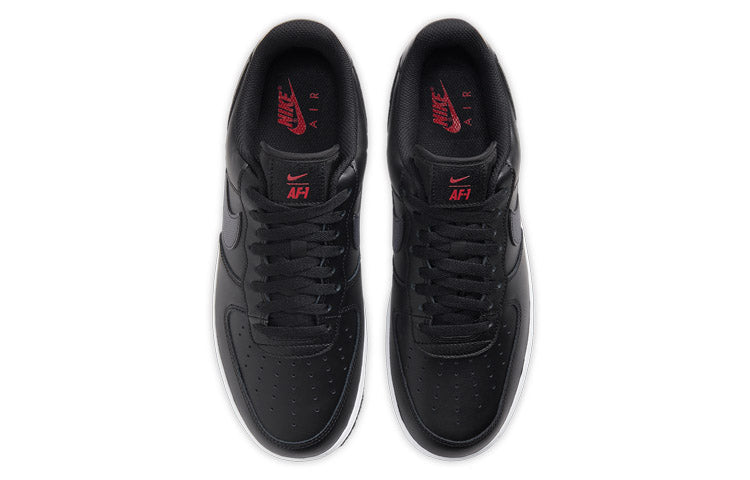 Nike Air Force 1 Low 'Technical Stitch - Bred' Black/Red/White DD7113-001