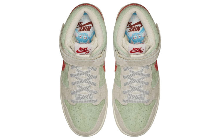 Nike SB Skateboard Dunk Mid Pro QS White Window AQ2207-163