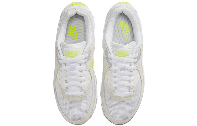 Womens Air Max 90 'Lemon Venom' White/Lemon Venom/Pure Platinum/Sail CW2650-100