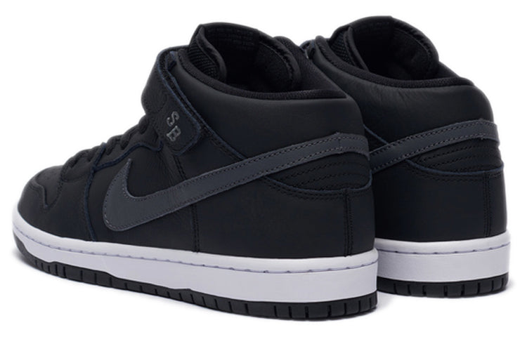 Nike Dunk Mid Pro ISO SB Skateboard 'Orange Label' Black/Dark Grey/Black/White CV4283-001