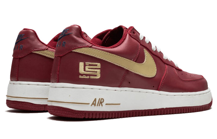 Nike Air Force 1 Low 'LeBron James' Varsity Crimson/Jersey Gold-Coll Navy 306353-671