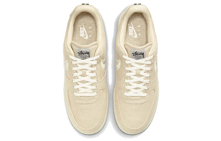Nike Stussy x Air Force 1 Low 'Fossil' Fossil Stone/Sail/Off White CZ9084-200